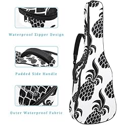 Housse de sac de guitare épaisse avec rembourrage en éponge imperméable pour guitare acoustique électrique basse… - Les Beatles, Paul McCartney, John Lennon, RIngo Starr, George Harrison Housse de sac de guitare épaisse avec rembourrage en éponge imperméable pour guitare acoustique électrique basse… – Image 4