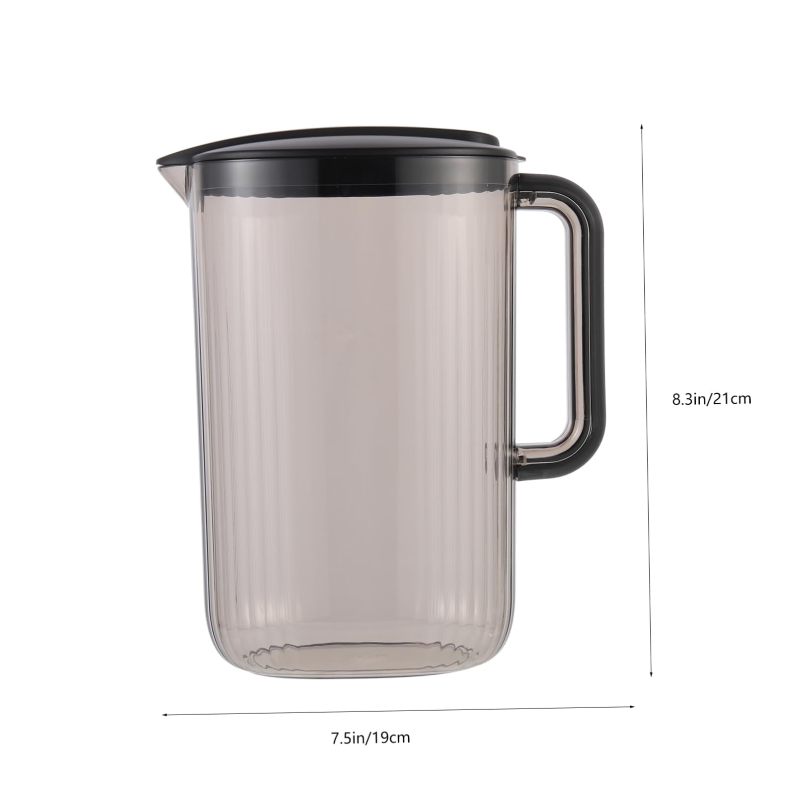 Healifty Jarra para Agua Fría de 2200ml para Hogar y Hotel, Tapa y Cuerpo de Plástico As, Gran Capacidad y Confiable para Bebidas Caseras