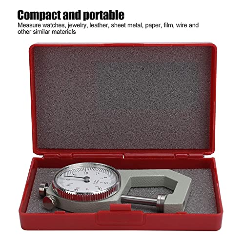 Medidor de grosor de cuero, medidor de grosor digital preciso para joyería, papel, reloj, con rango 0-20 mm miniatura 2