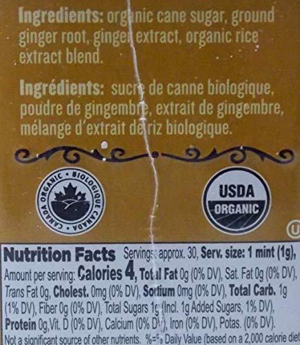 Organic Mints Candy Tin 4 Flavor Variety Bundle, (1) Each: Newman's Own Organics Ginger Plus Clawhammer Hot Cinnamon, Spicy Ginger Root, Strong Peppermint (1.07-1.76 Ounces) #TOP2