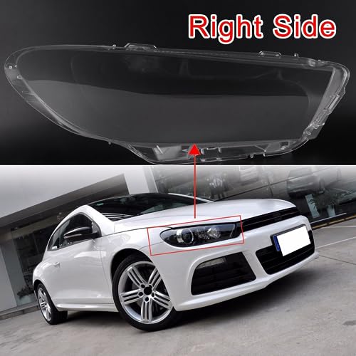 Coque en verre de phare Scirocco 2008-2014 finition haut de gamme - 3