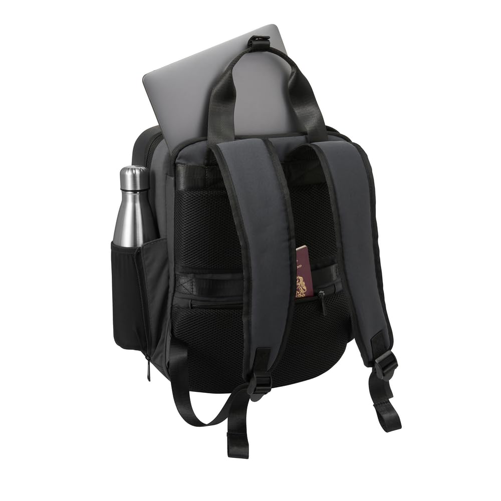 Cabin Max Paxos - Borsa da cabina sottosella da 24 l, 40 x 30 x 20 cm, ShapeSafe Anti-rigonfiamento EVA, leggera 680 g, trasporto senza Ryanair, apertura a conchiglia, Bp Grigio, (24L) UK, Bagaglio a