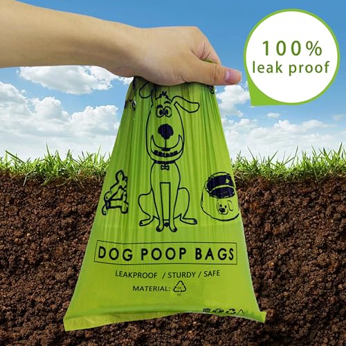 AiTodos® 600 Hundekotbeutel, 31×22 cm, PE, Grün, 40 Vol. × 15 – Ansicht 5