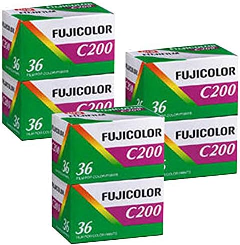 Fujicolor C200 35mm 36 exposure Colour Print Camera Film 6 Pack