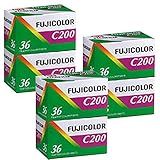 36 Belichtungen Fujicolor C200 Kamerafilm, 35 mm, 36 Belichtungen, 6 Stück
