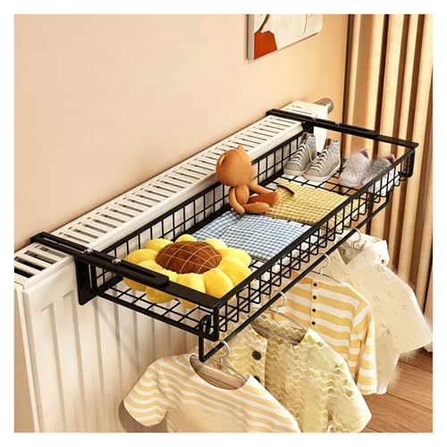 WXQTM Tendedero para Radiador, Tendedero Ropa para Interior Estante Ajustable para Salón para Recibidor Pasillo Estudio Y Oficina (15.7in/40cm)