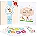 Baby Memory Book + Blue Gift Box + 28 Milestone Stickers. Capture Baby's First 5 Years of Milestones, Memories, Moments, Holidays, and Firsts in This 64-Page Journal Scrapbook by EmmaSweetie