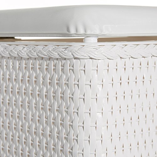 Lamont Home Carter Upright Wicker Laundry Hamper with