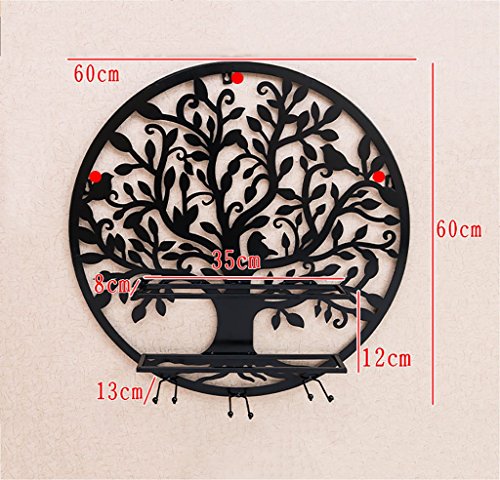 Porte-bouteilles de vin rouge mural pour optimiser les petits espaces et ranger sans encombre - 3