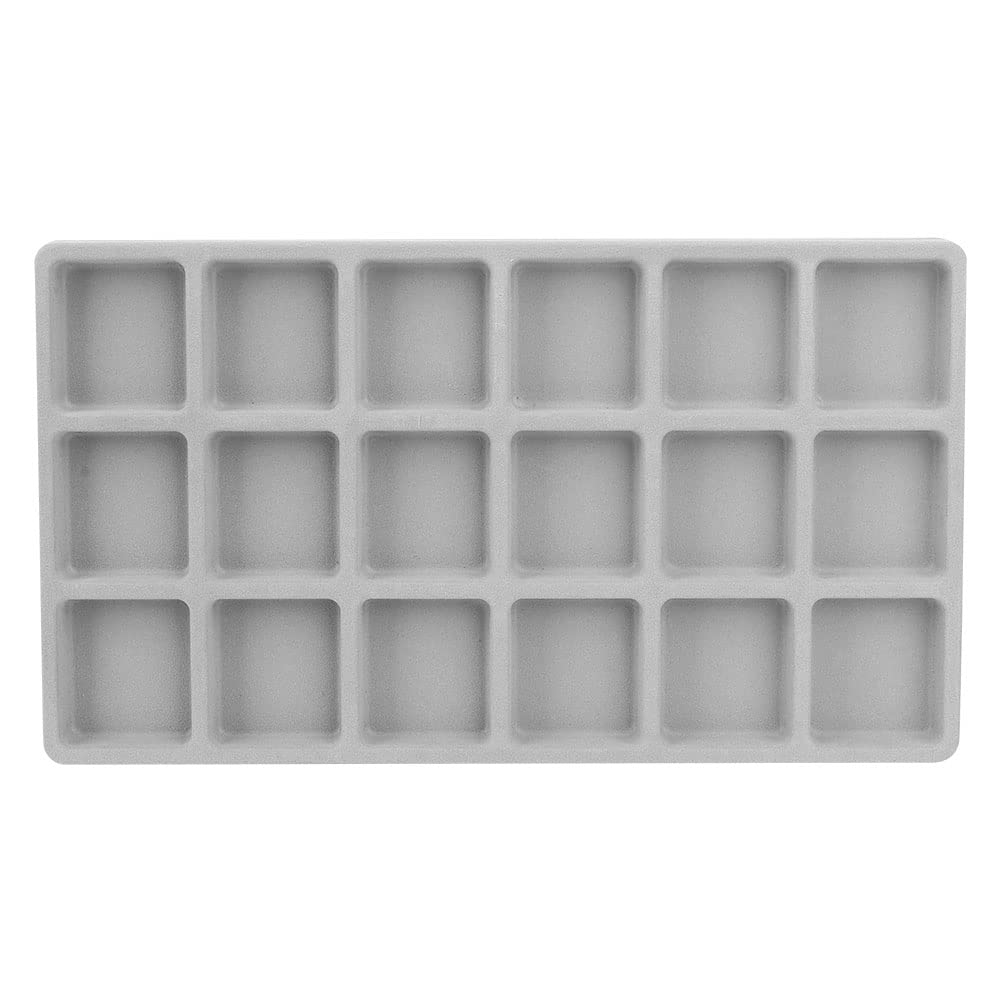 Vassoio di Design per Braccialetti per Creazione di Gioielli Fai-da-te con 18 Scomparti e Organizer per Perline per Appassionati di Perline in PE