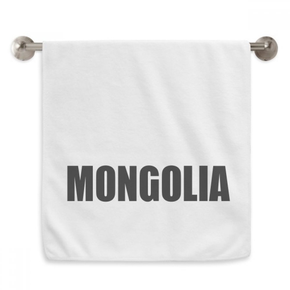Serviettes blanches Mongolie Diadème Noir : Linge de toilette moelleux haut de gamme