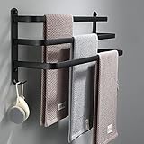 * Neues Design: Dies ist ein neues Produkt. Während der Aktivität. Jedes Produkt subtrahiert direkt ungefähr 50%. Der Handtuchhalter bad nimmt ein gestaffeltes Schichtdesign an. ①Stellen Sie sicher, dass die Handtücher schnell belüftet werden. Schnell trocknen. Schimmelbildung verhindern. ②Sie können mehr Handtücher und große Badetücher aufhängen. ③Mit zwei Haken. Zum Aufhängen von Schmuck und anderen Gegenständen. Modern und praktisch.