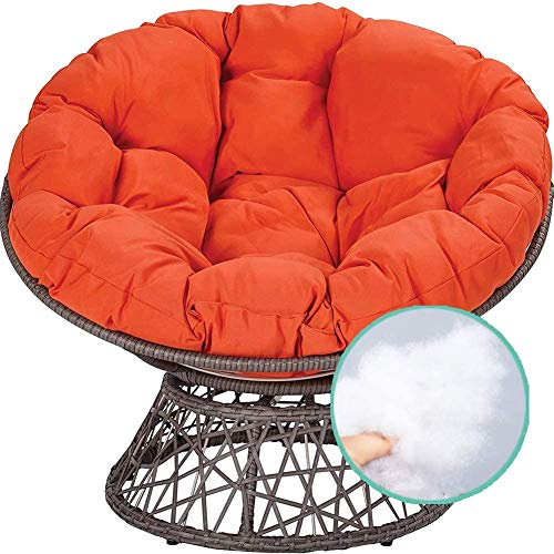 Coussin fauteuil suspendu rotin rigide matelas 140 cm doux anti mal de dos osier - 3