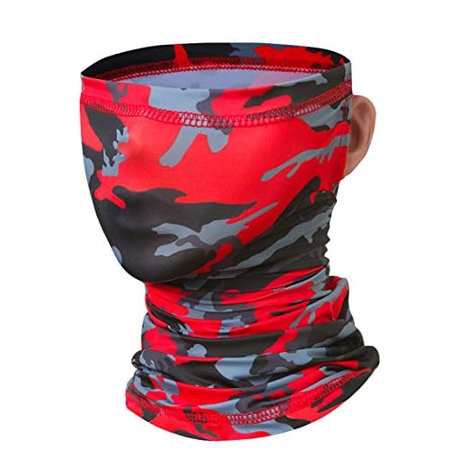 Idefair Mascarilla Cuello Polaina, Protección Solar UV Máscara de Pesca Máscara de Ciclismo Unisex Bufanda a Prueba de Viento Protector Solar Tubo de Cuello para Senderismo Motos Correr