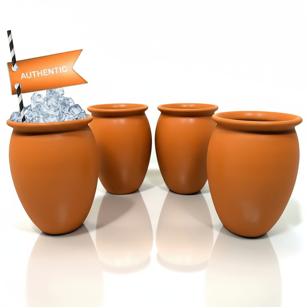 Tasses en argile Cantaritos Mexicanos pour vos soirées cocktails et Fiesta Mexicana