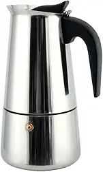 Cafeteira Italiana Expresso 450ml em Inox Para 9 Xícaras