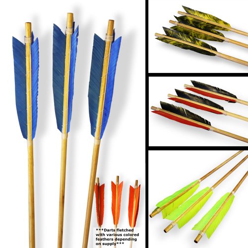 Kanakadea Atlatl (Smooth Handle) And Three Five Foot Fletched Darts #TOP4