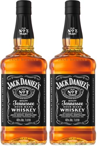 Jack Daniel's Tennessee Whiskey, 1L (Pack of 2)