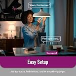 Ampoules Alexa 150W Équivalent, Ampoules Smart Directement compatibles avec Alexa, chaud au vent pour refroidir le blanc, A19 E26 Ampoule Bluetooth, non WiFi Requis, 14W 1600LM, paquet de 4