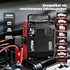 UTRAI 7000A Starthilfe Powerbank für Pkw, 27000mAh Booster Auto Starthilfe Powerbank mit Kompressor, 1600 Lumen LED Taschenlampe, QC3.0, 160W DC-Ausgang, Jump Starter für All Benzin, 12L Dieselmotor #1