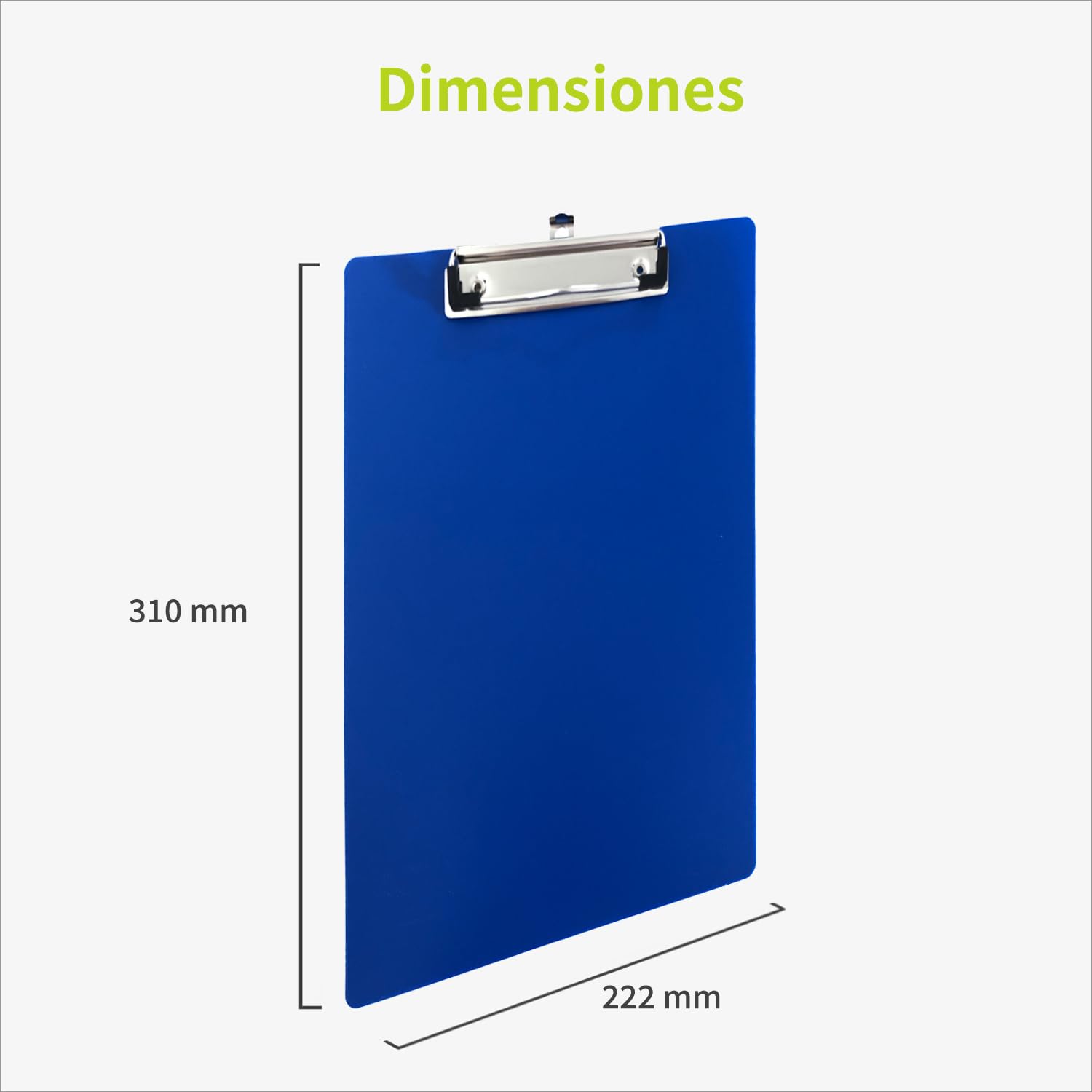 ACROPAQ Portapapeles - Organice Sus Documentos con Nuestra Carpeta Rígida A4 Azul Oscuro - 1x Portapapeles A4