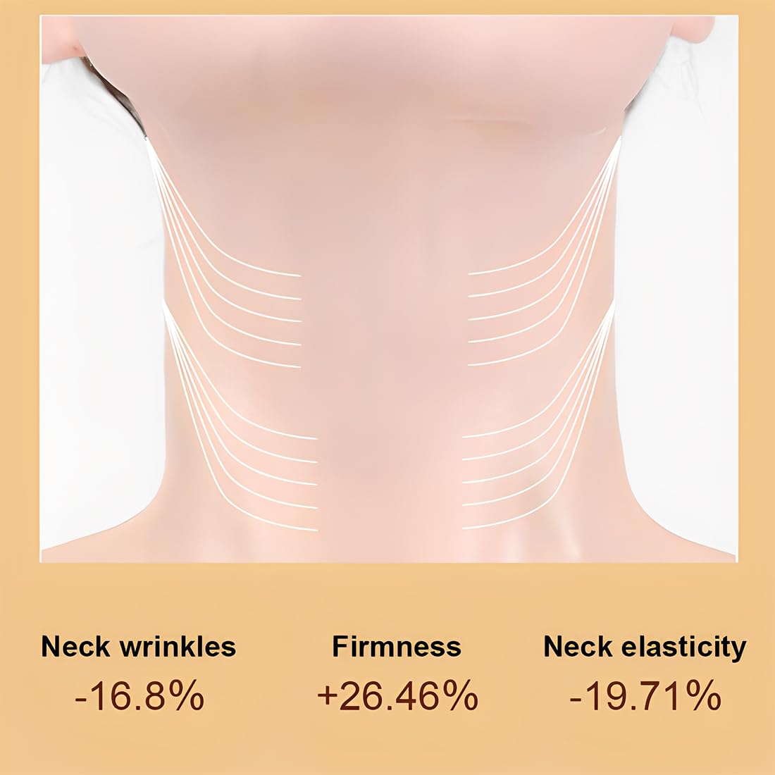 1 Confezione maschera collo, Cerotti lifting collo, Maschera collo collagene