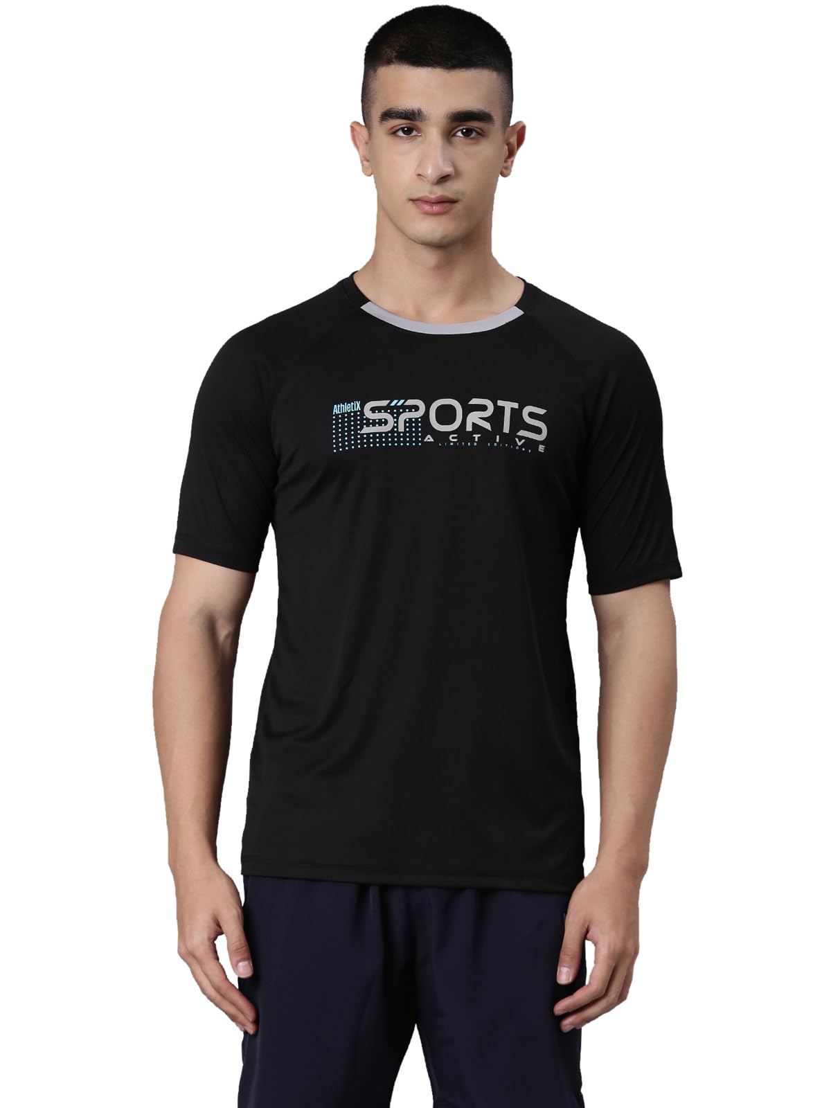 bumchums Athletix Round Neck T-Shirt for Men | Polyamide Fabric | Quick-Dry & Breathable Activewear | Performance Wear for Men-picture-6