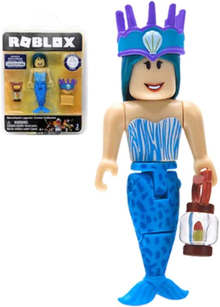 Gold Collection Neverland Lagoon: Crown Collector Mermaid Single Figure Pack with Exclusive Virtual Item Code