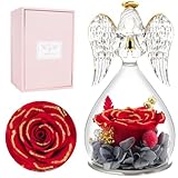 【Festa della Mamma Idee Regalo】Ideale per San Valentino, Festa della Mamma, compleanno mamma, Anniversario fidanzamento o matrimonio. Un regalo per lei pensato per madre, fidanzata, moglie, nonna, amica o sorella. Rose stabilizzate vere in vetro offrono un’alternativa romantica ai fiori freschi, perfetta come regalo compleanno donna, regalo di anniversario per lei o idee san valentino per lei che sorprendono con eleganza senza tempo.