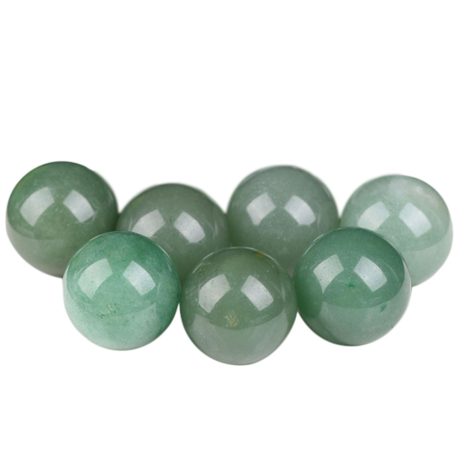 DECORN Nature Crystal Ball 7 Sphere 20mm/0.8", Ideal for Reiki, Chakra, Feng Shui, Meditation, and Healing, Home Decor and Gemstone Collection, Palm Stones, TouchStones,Aventurine