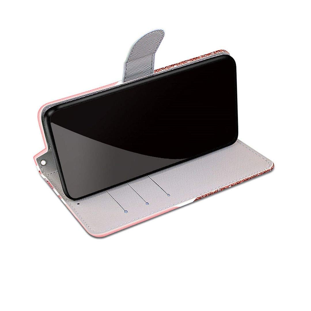 KEJI Cover Custodia per Oppo A9 2020, Oppo A5 2020, Cover Custodiaa Libro in Pelle Portafoglio con Supporto Flip Caso Supporto Stand Chiusura Magnetica Oppo A9 2020, Oppo A5 2020, Elegante (NERO