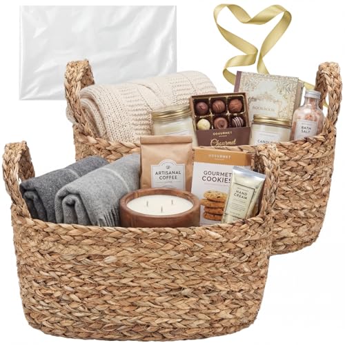 Colingmill Natural Wicker Gift Basket Set