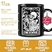 Koouyiedy The Coffee Funny Skeleton Tarot Mug Gifts for Women Men - Novelty Cute Skull Gift for Coffee Lover - Goth Spooky Witch Witchy Birthday Christmas Gifts for Dad Mom Husband Wife Best Friend