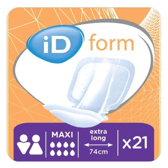 iD Sensitive Form Maxi Incontinence Pads Odour Control | 1 Pack of 20