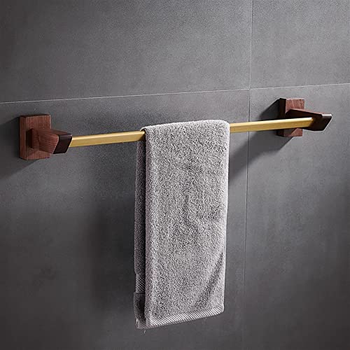 Chemins serviette et rack en bois mural avec support et porte-toile de toilette