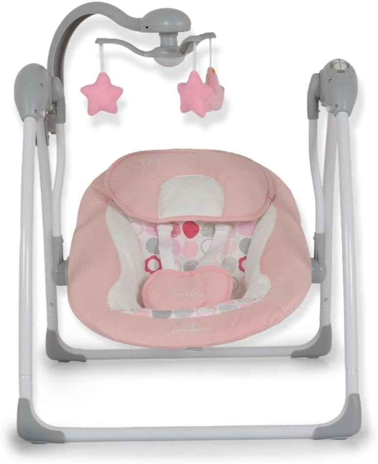 Front view of assembled swing