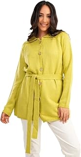 كارديجان محبوك بطول الورك للنساء من كارينا