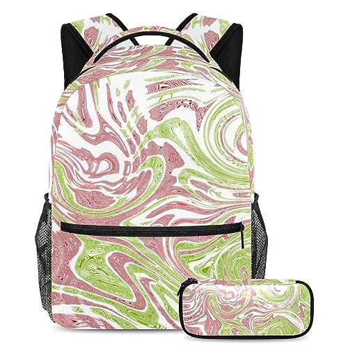 Sac à dos avec trousse Fantasy Surface léger pour soulager le dos