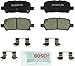 Bosch BC999 QuietCast Premium Ceramic Disc Brake Pad Set For Buick: 2005-2009 Allure, 2005-2009 LaCrosse; Chevrolet: 2011-2013 Impala, 2014-2016 Impala Limited; Pontiac: 2004-2008 Grand Prix; Rear