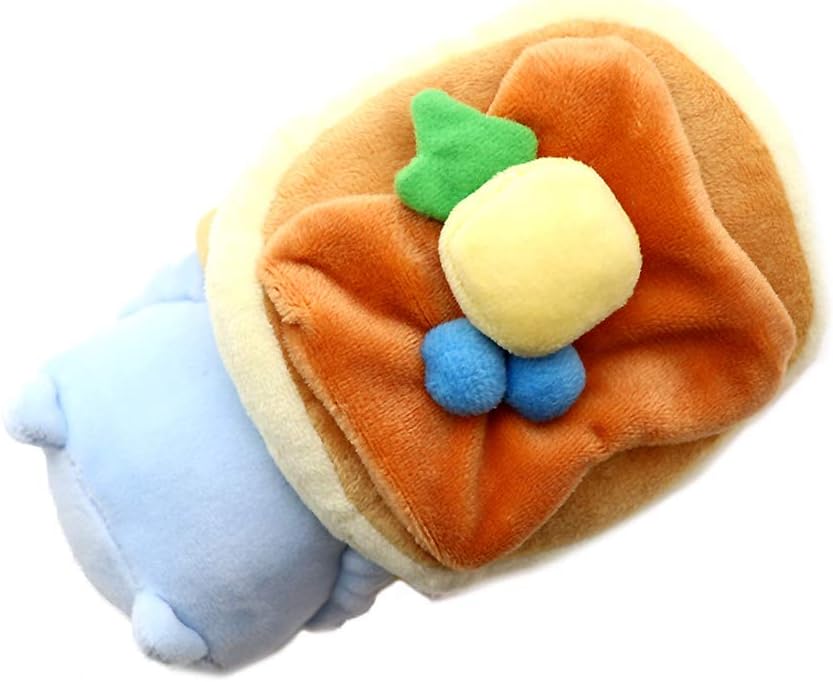 Anirollz Owlyroll Plush in Blueberry Pancake Outfitz – Kawaii Owl Stuffed Animal with Removable Costume – Cute 6” Squishy Plush Toy Gift for Girls & Kids