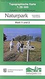 Naturpark Erzgebirge/Vogtland: Naturparkkarte / Wanderkarte 1:25 000 (NP25 Blatt 1/2) (Topographische Freizeitkarten Sachsen 1:25 000)