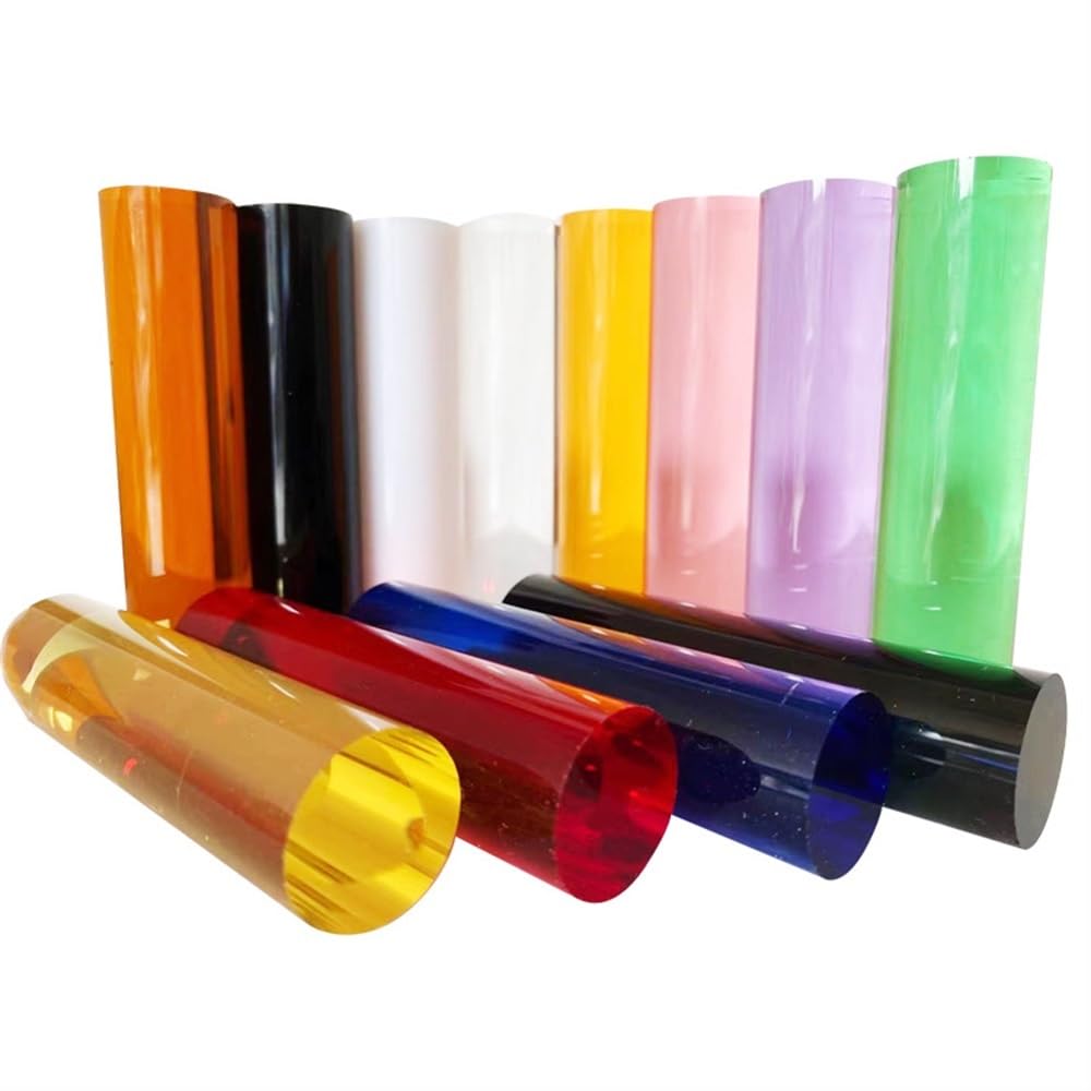 Plastikowy pręt 50 sztuk kolorowe pręty akrylowe o średnicy 3mm kołki do rękodzieła modelarskiego, patyczki ciast akrylowych(Orange,3x150mm)