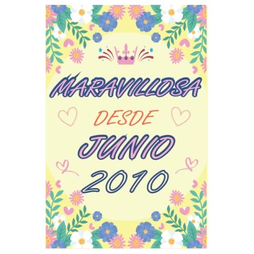 CUADERNO, MARAVILLOSA DESDE JUNIO 2010: Regalo de 12 cumpleaños para mujeres y hombres, ideas de 12 cumpleaños... un cumpleaños... divertido, cuaderno ... regalo de 12 cumpleaños para él/ella.