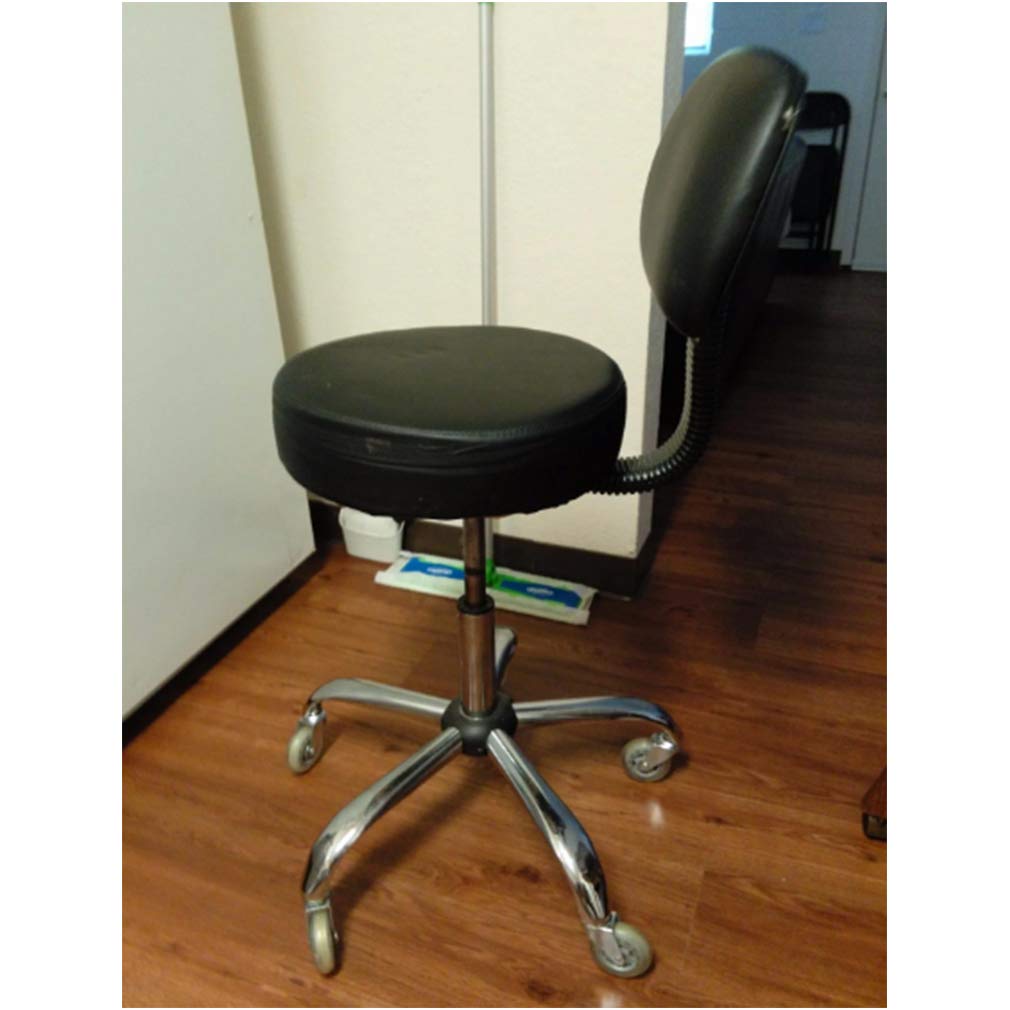 3" Ruedas para Silla Oficina,Rueda Giratoria para Muebles(5 Piezas),Varilla Roscada M8/M10/M12mm,Ruedas de Repuesto Resistente al Desgaste,Silencioso