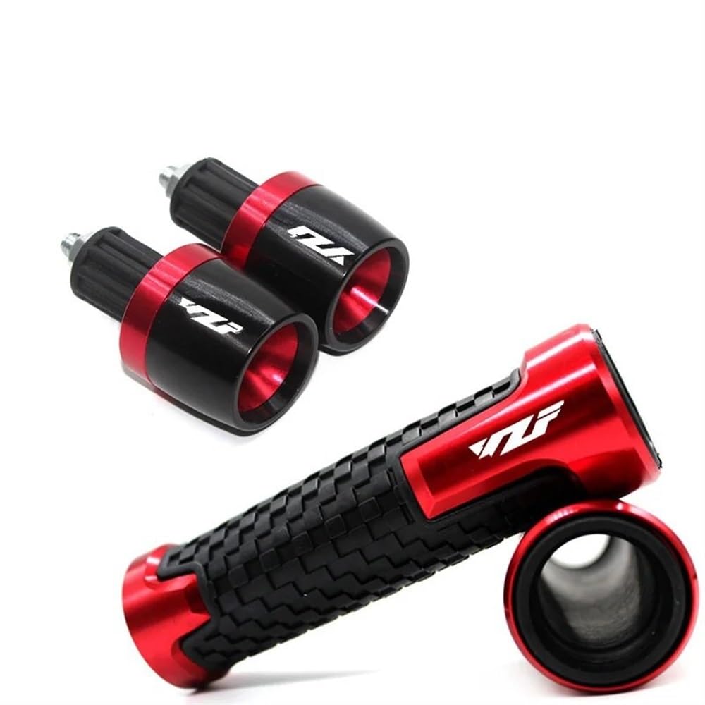 Manillar de La Motocicleta para Y&AMAHA YZF R1 R3 YZF R6 YZF R125 YZFR15 R25 Puños Manillar Motocicleta 22 Mm(C-Silver)