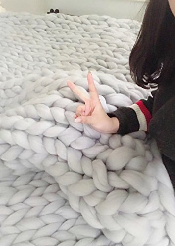 image for HomeModa Studio Non-Mulesed Chunky Wool Yarn Big Chunky Yarn Massive Y