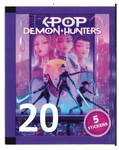 20 sobres de figuras Kpop Demon Hunters Netflix Diramix