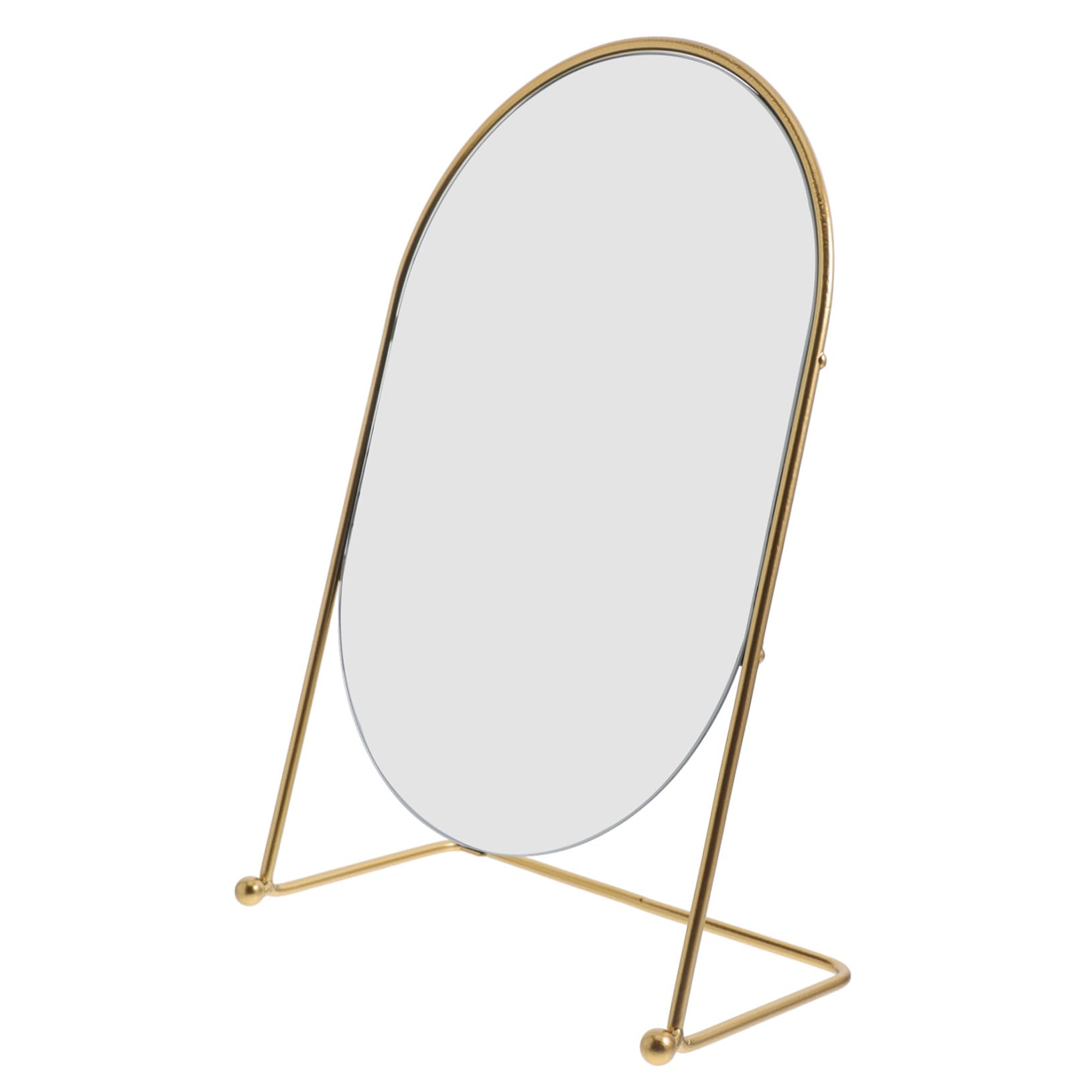 Miroir de maquillage ovale pour créer un coin maquillage élégant en chambre