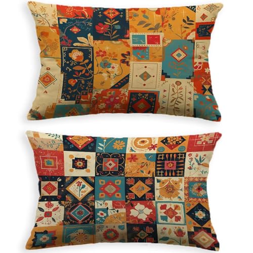Housse Coussin Extérieur 40x70 Idéale pour Canapé de Terrasse et Salon - 2