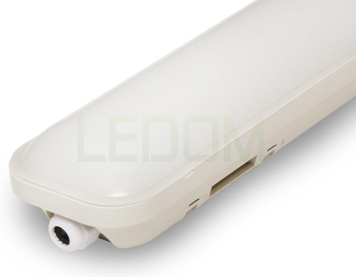 72046 LED Moisture Proof Lamp G13 20 W 1500LM 60 cm Moisture-Proof Wall Light, LED Wall Light Fluorescent Light IP65, 4000K, G13 20.0 wattsW 230.00 voltsV [Energy Class A+]